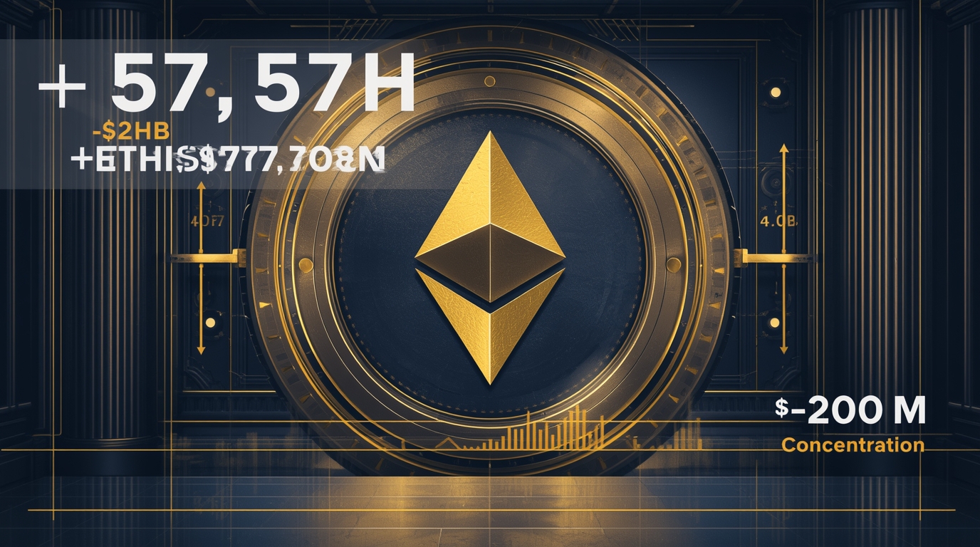 Sharplink Ethereum Holdings Surge to $3.7B in ETH