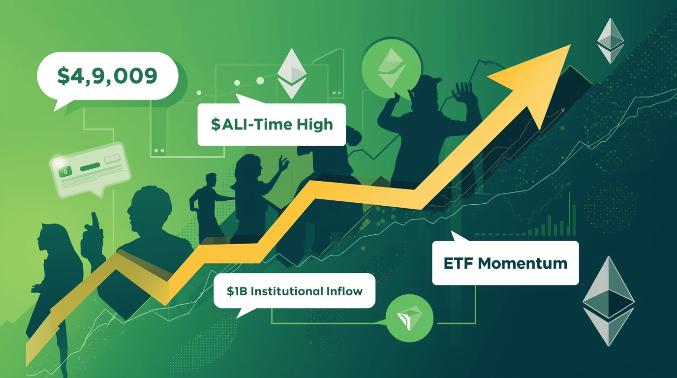 Ethereum Hits New All-Time High of $4,900