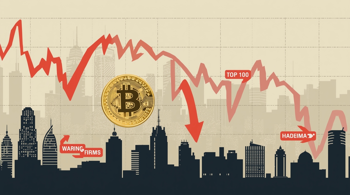 Bitcoin Correction Could Hit Top 100 BTC Holding Firms