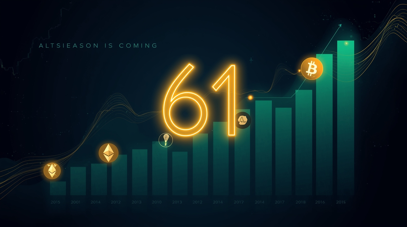 Altseason is Coming: Altcoin Index Hits 61 Signal