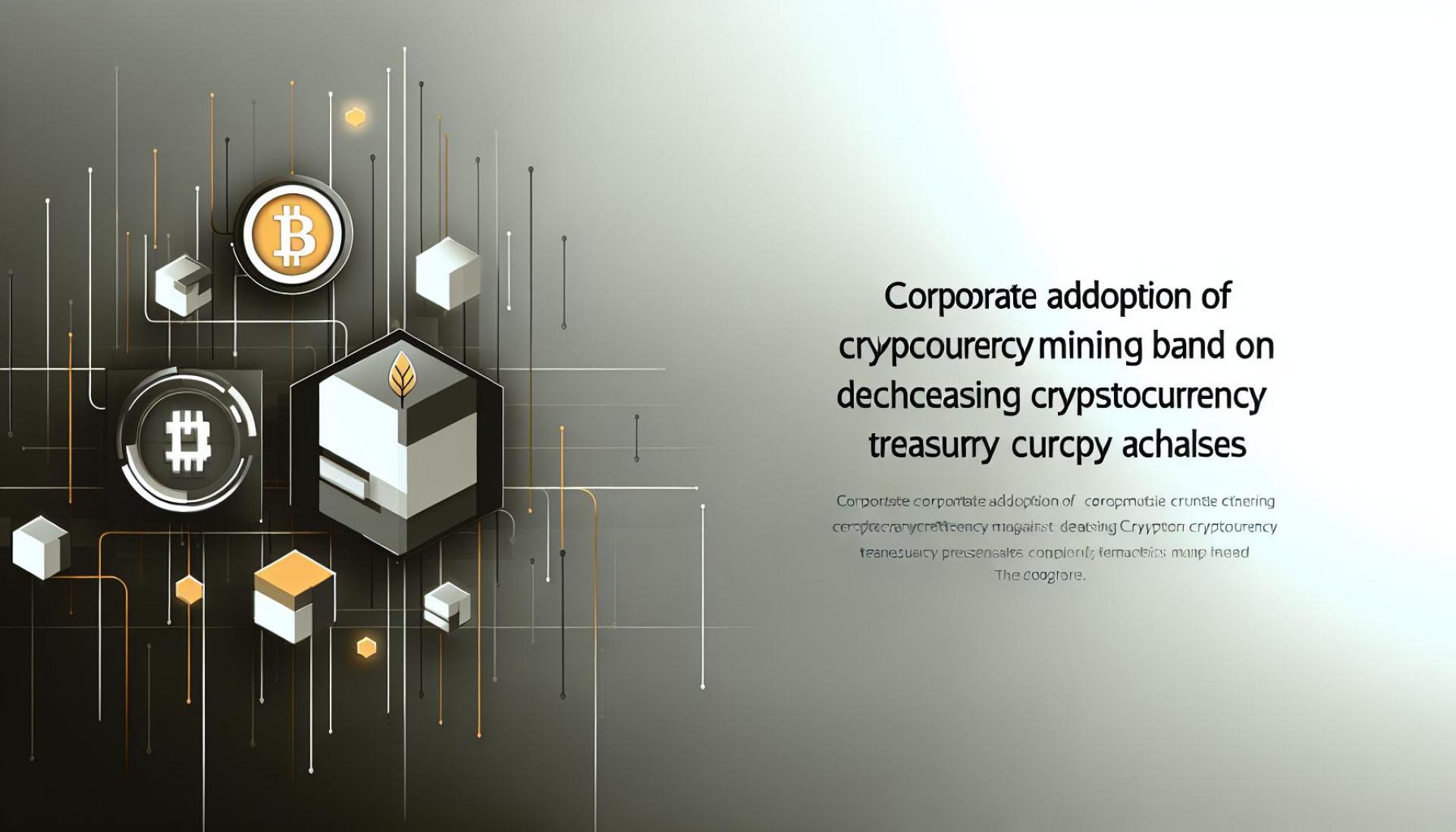 How Bitcoin Miners Could Drive Corporate Adoption Amid Slowing Crypto Treasury Buys