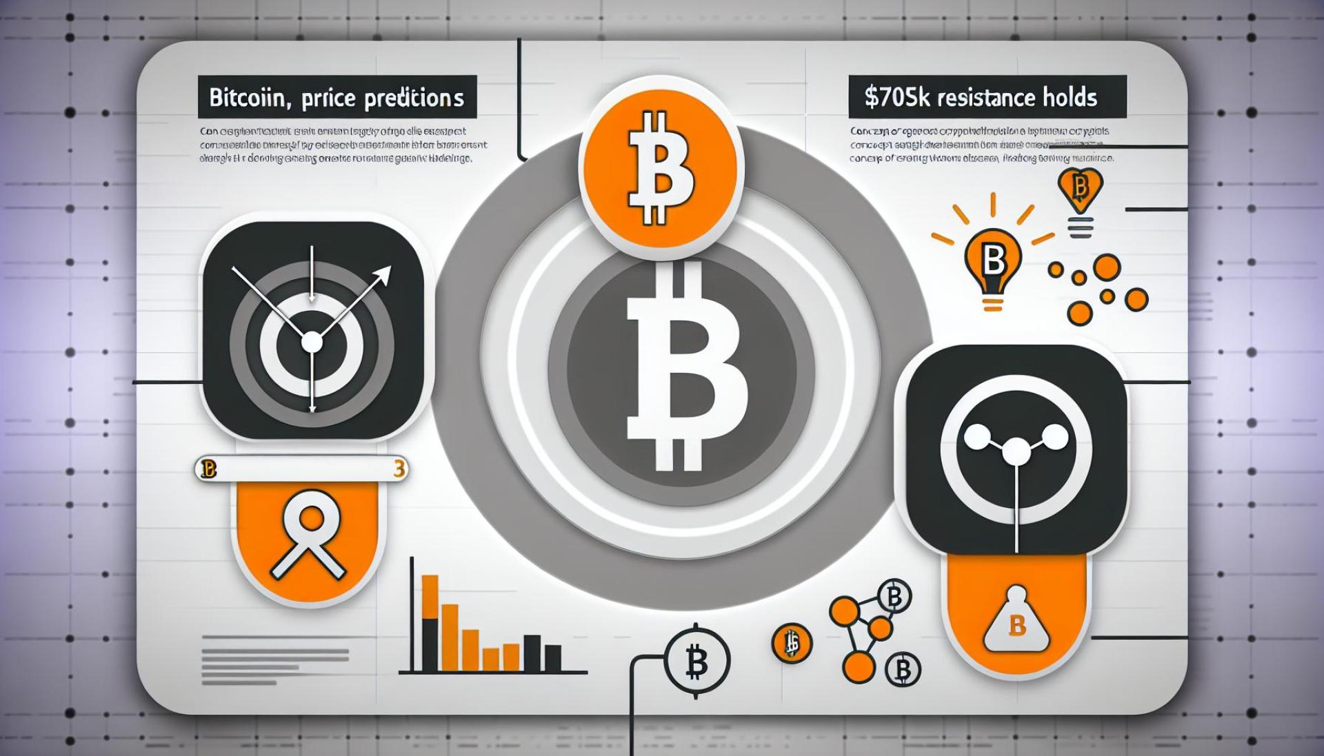 Bitcoin Price Predictions: 3 Key Targets If $70K Resistance Holds