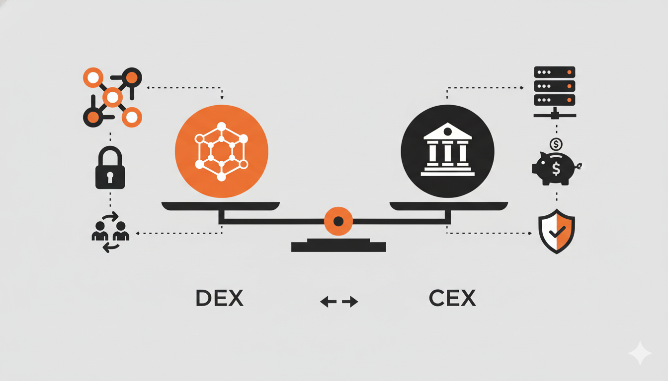 DEX vs CEX Simple