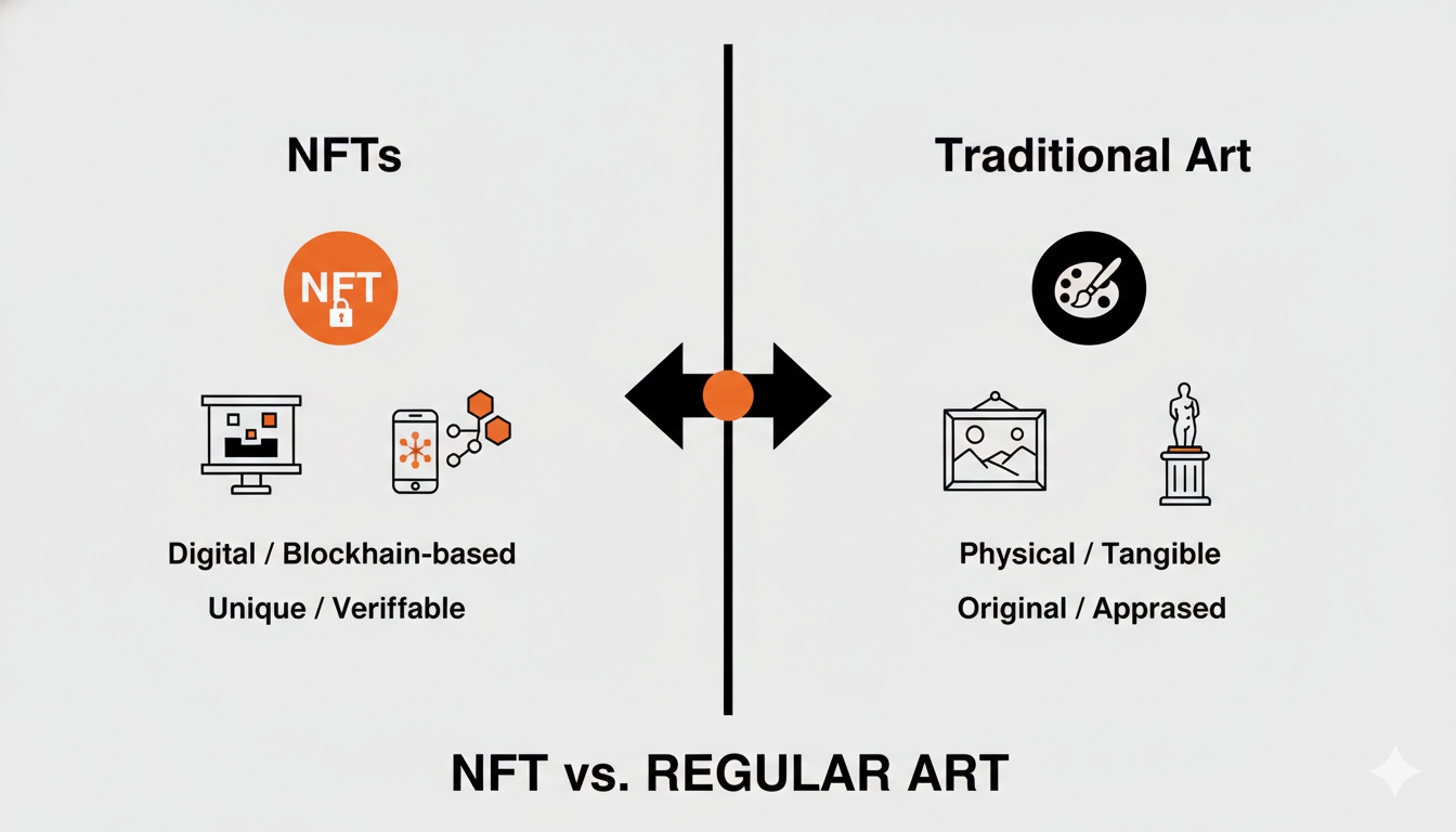 NFT vs Regular Art