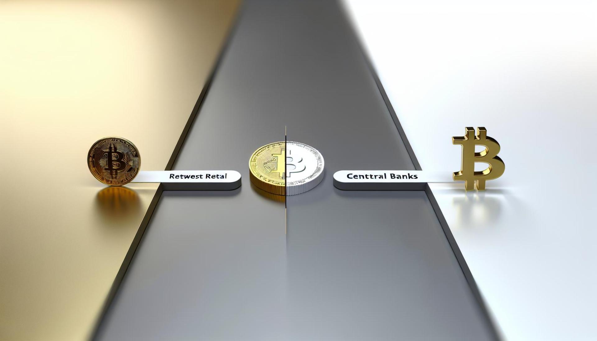BTC vs. Gold: Analyst Reveals Divergence Reflects Retail and Central Bank Split