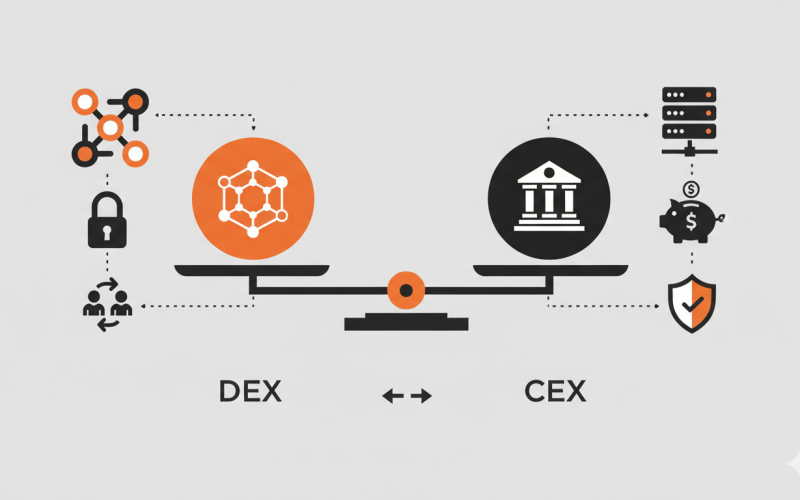 DEX vs CEX Simple