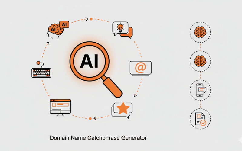 Domain Name Catchphrase Generator