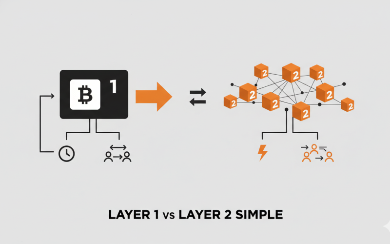 Layer 1 vs Layer 2 Simple