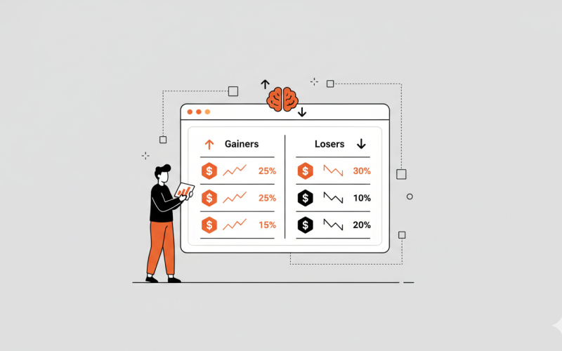 Top GainersLosers Widget